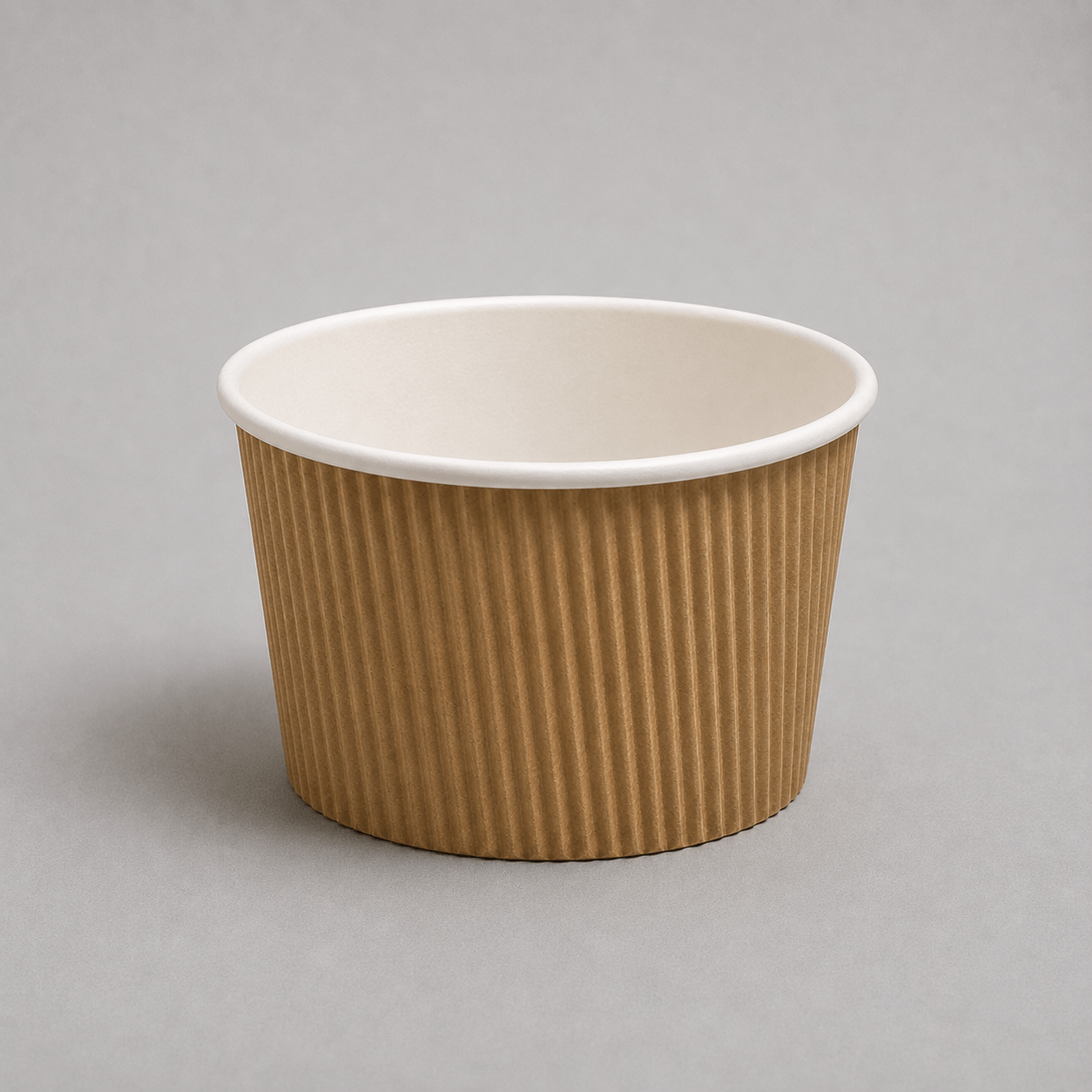 17oz kraft ripple cup for hot soup and takeaway food