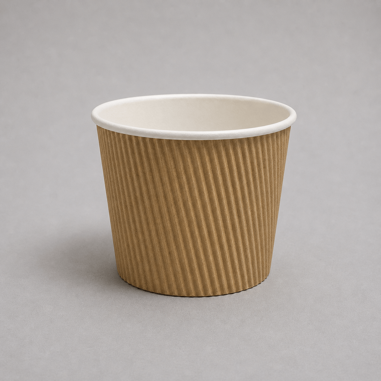 19oz kraft ripple cup for hot soup and takeaway food