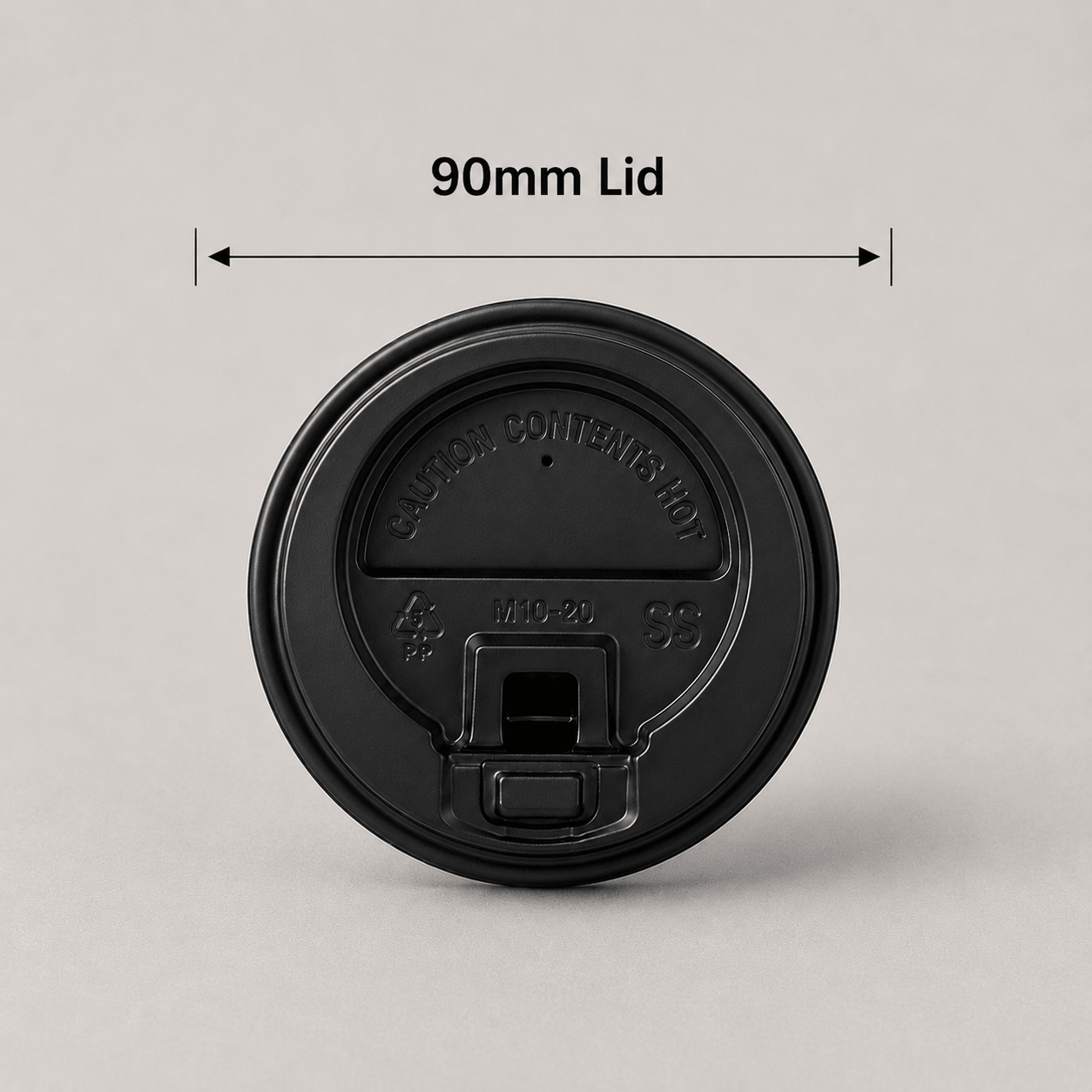 90mm lid for compatible takeaway coffee cups