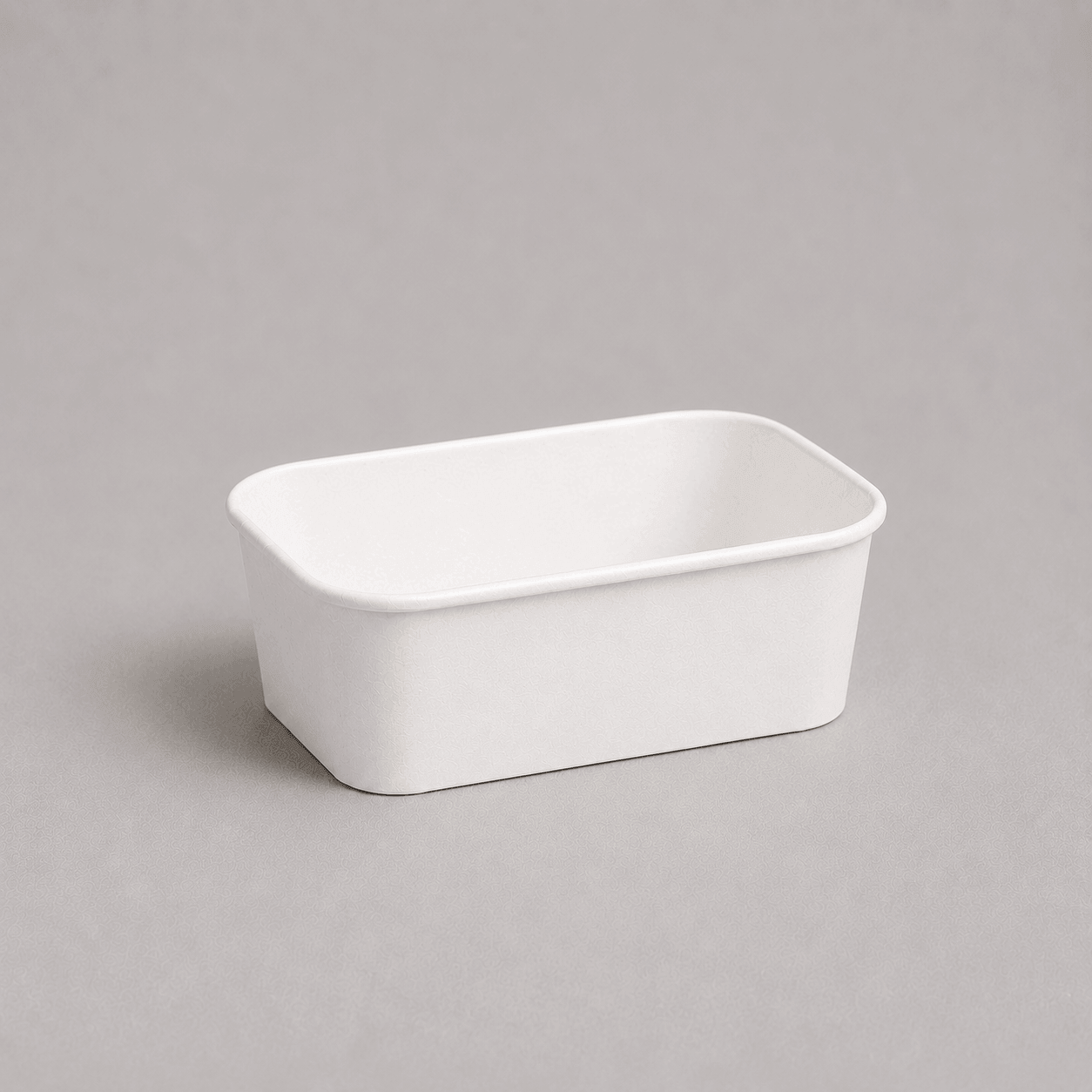 White small rectangular kraft containers, 360ml and 450ml