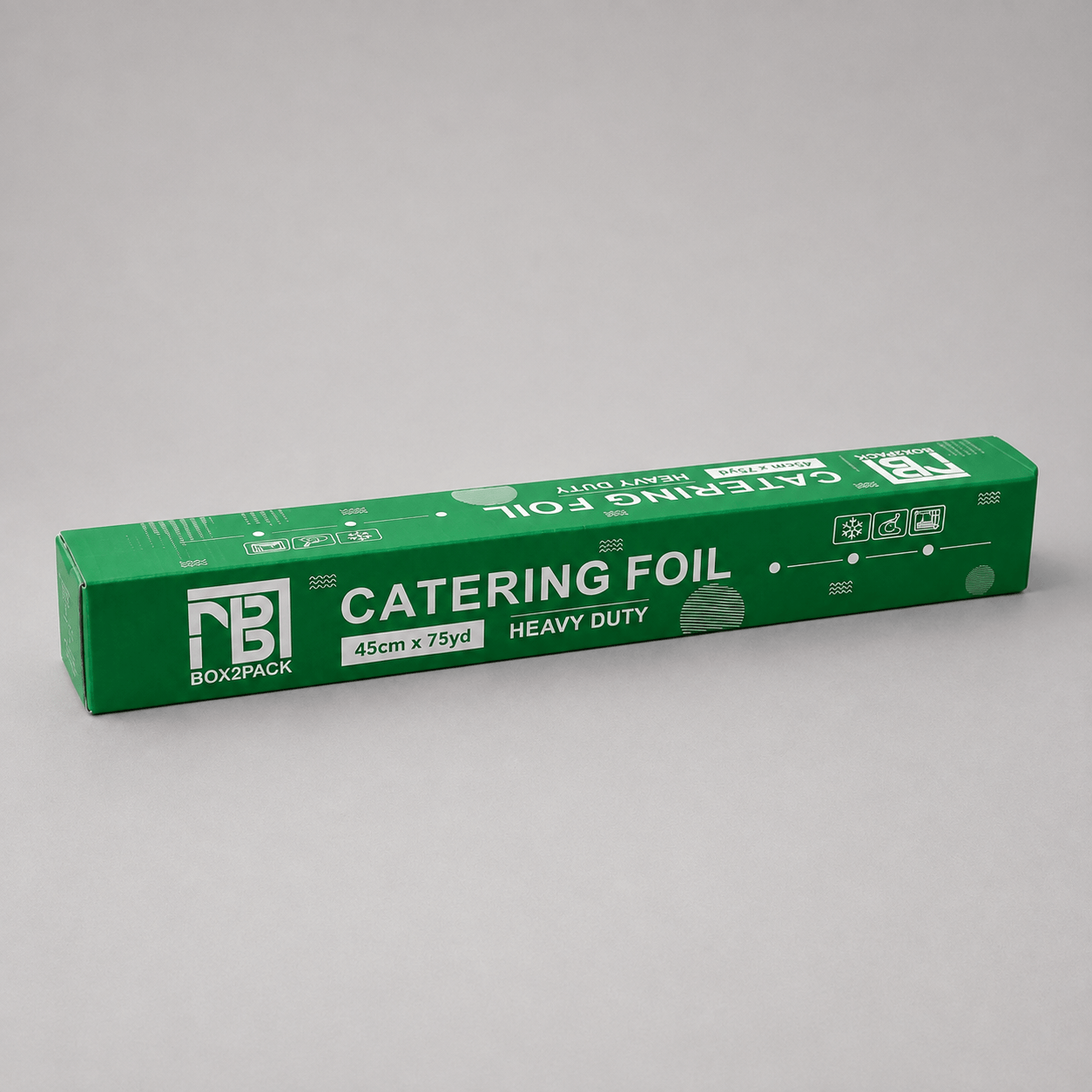 Catering aluminium foil roll, 75 yards