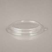 Clear PP lids for round kraft bowls and portion pots