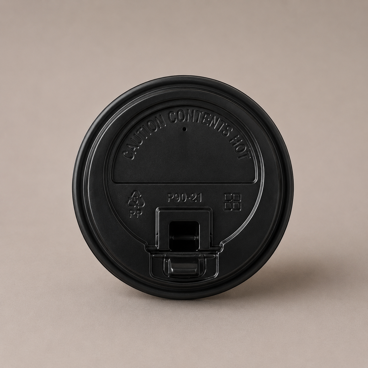 Sip-through lid, 90mm, for 12oz coffee cups