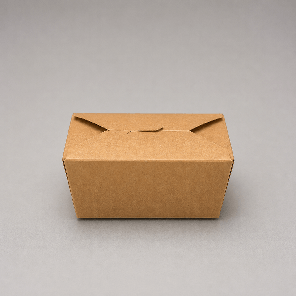 No.1 kraft deli food box with fold-top closure