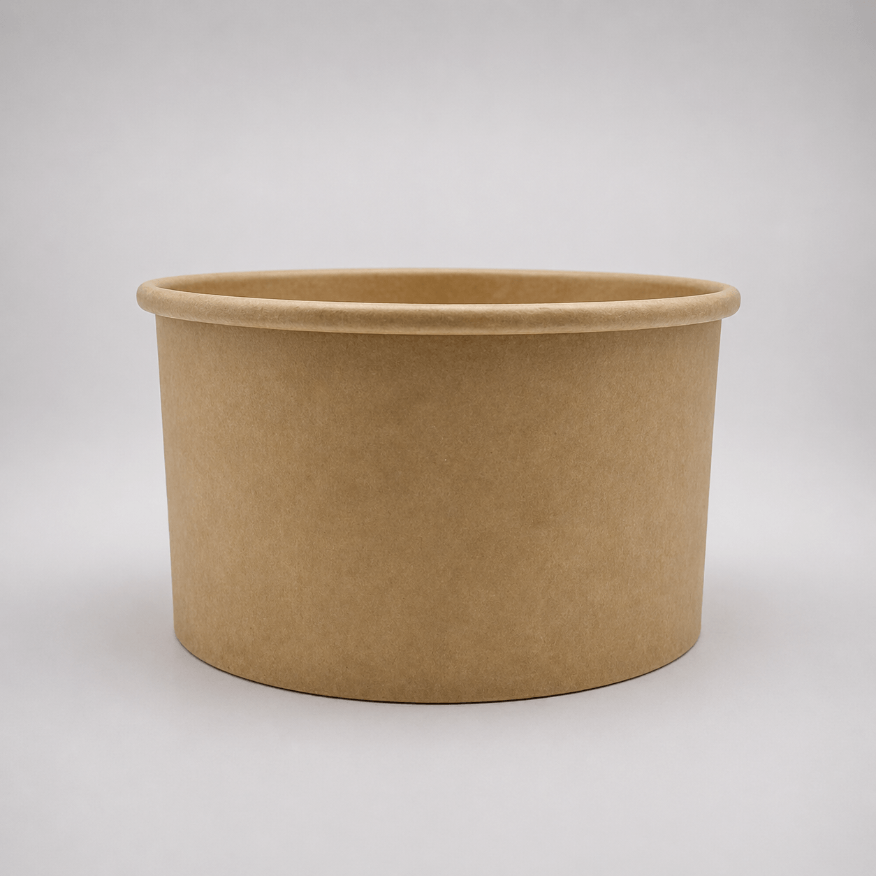 1000ml round kraft bowl in natural kraft