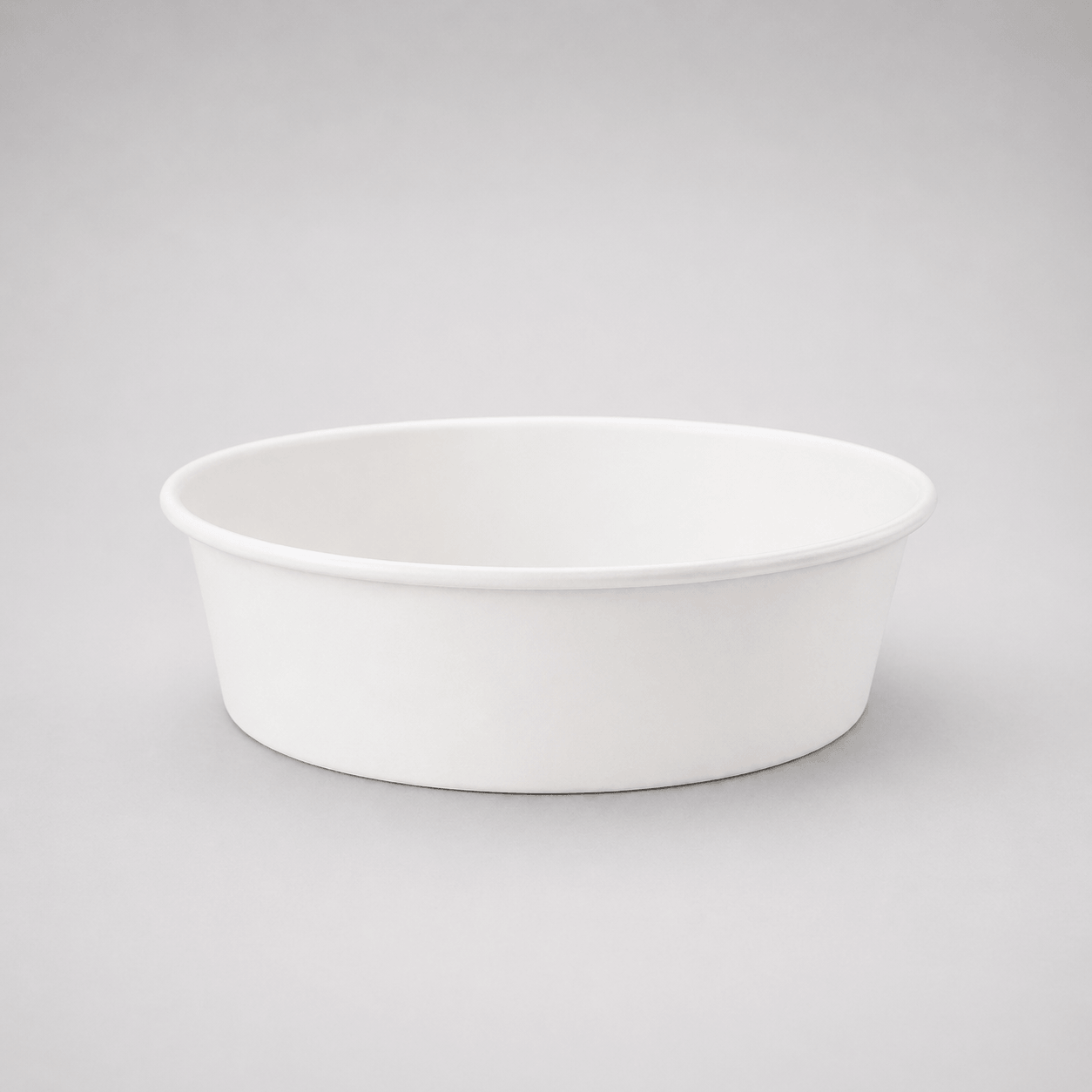 White round kraft bowls, alternative view
