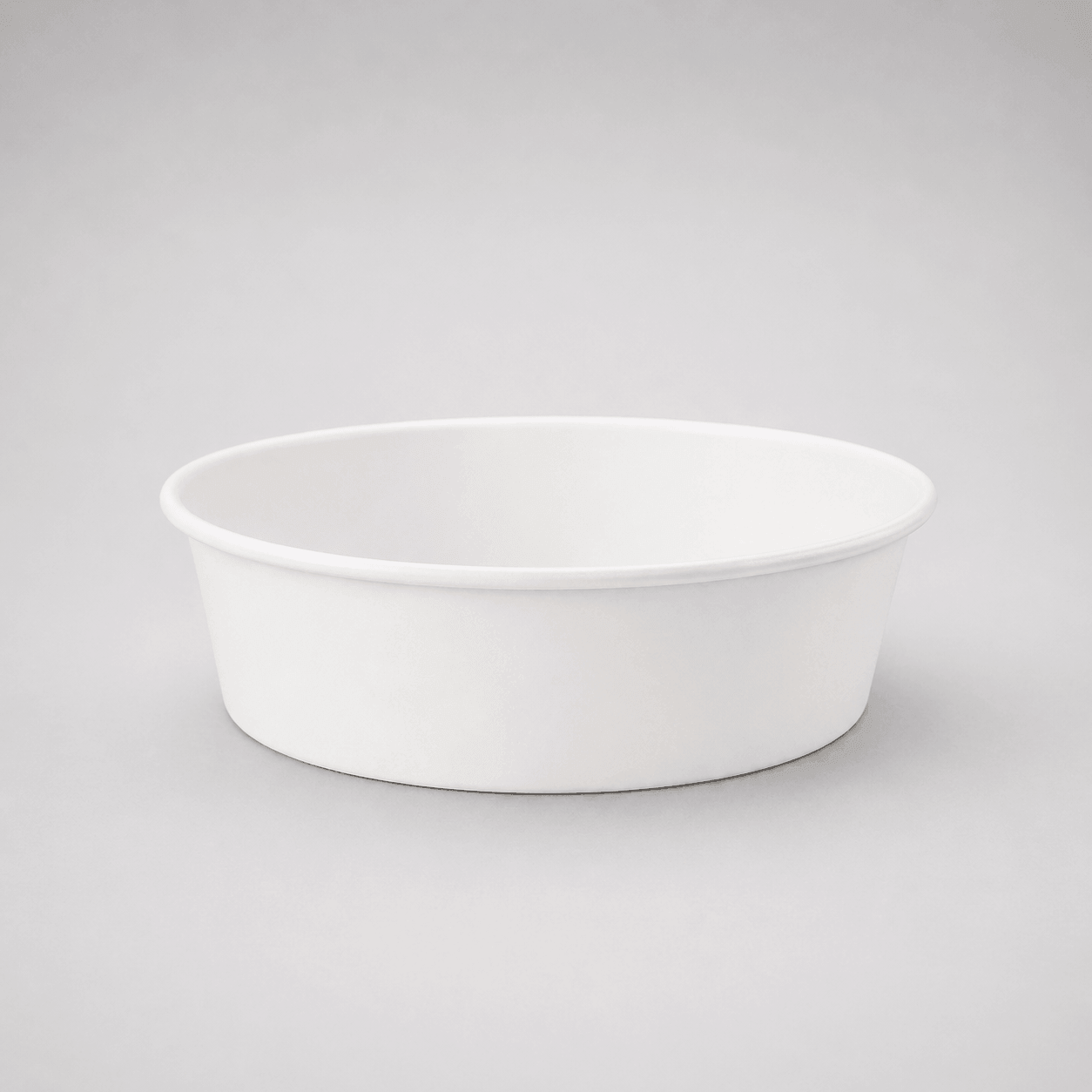 White round kraft bowls, 500ml and 750ml