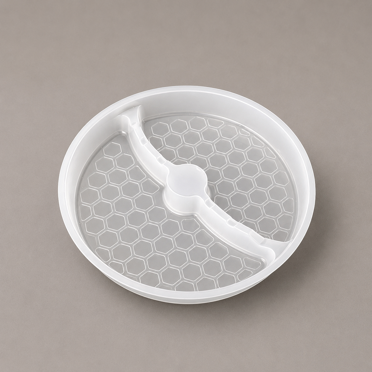 Triple kraft bowl divider