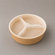 Kraft bowl dividers set, single, double and triple
