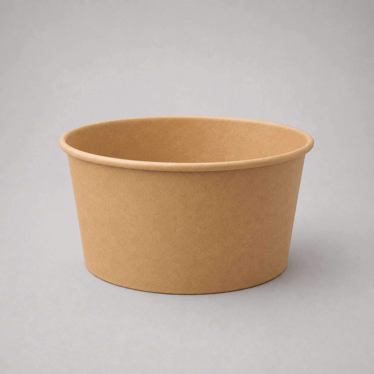 Round kraft bowl for poke and salad, 150-Series