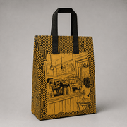 Small insulated food delivery bag with carry handles