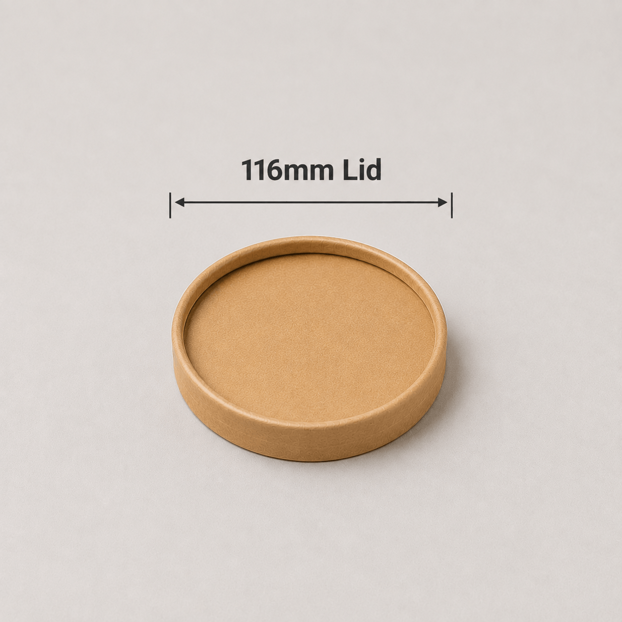 Vented kraft paper lids for large soup containers and ripple cups